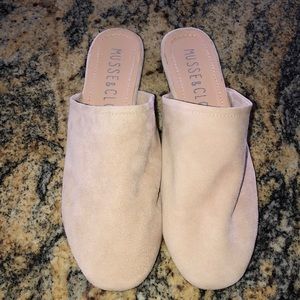 Musse & Cloud suede leather mules